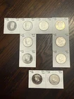 10 90% Silver Kennedy Proof Half Dollars