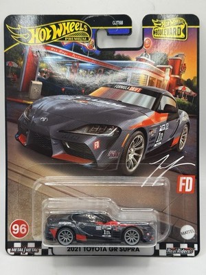 Hot Wheels Premium Boulevard 2021 Toyota GR Supra - 1:64 Diecast Car Real Riders