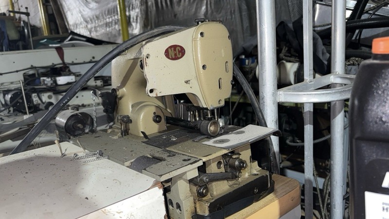 N-C PB491B Carpet Binder Sewing Machine Head 1-Needle Mech Chain