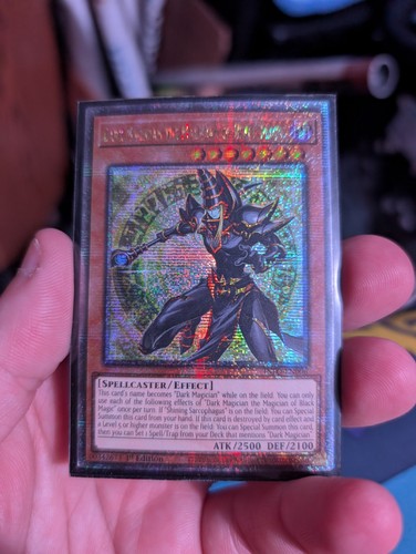 Dark Magician the Magician of Black Magic [Quarter Century Secret Rare] INFO-EN006 YuGiOh The Infinite Forbidden card