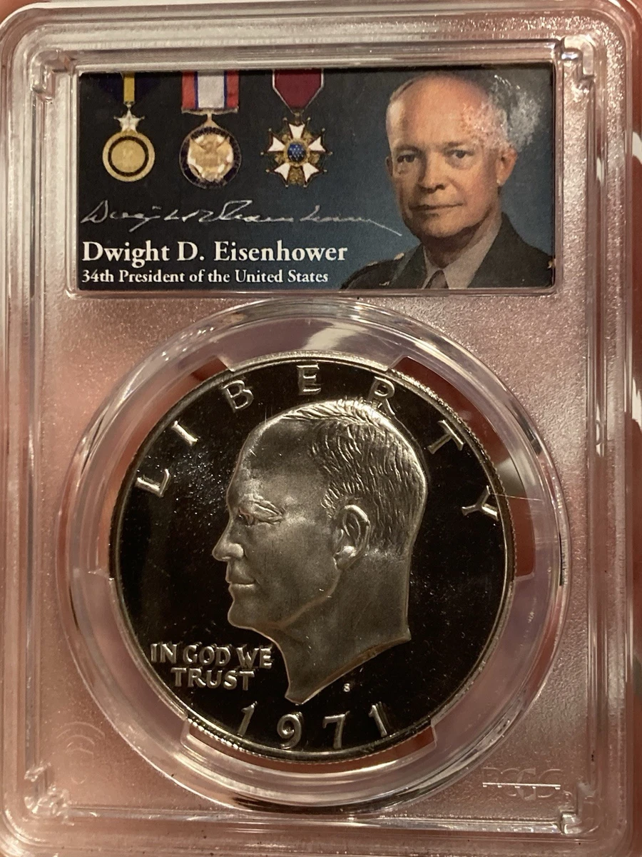 Silver Proof PR 69 Graded Eisenhower Dollars (1971-1978) for sale