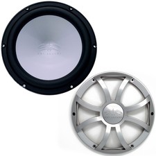Wet Sounds 12" Black Marine Subwoofer with Silver XS Grill