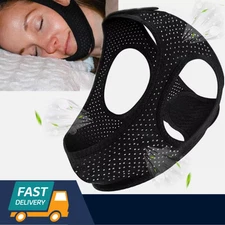 Apnea Snore Stop Belt Anti Snoring Chin Strap Snoreless Sleep Jaw Solution US