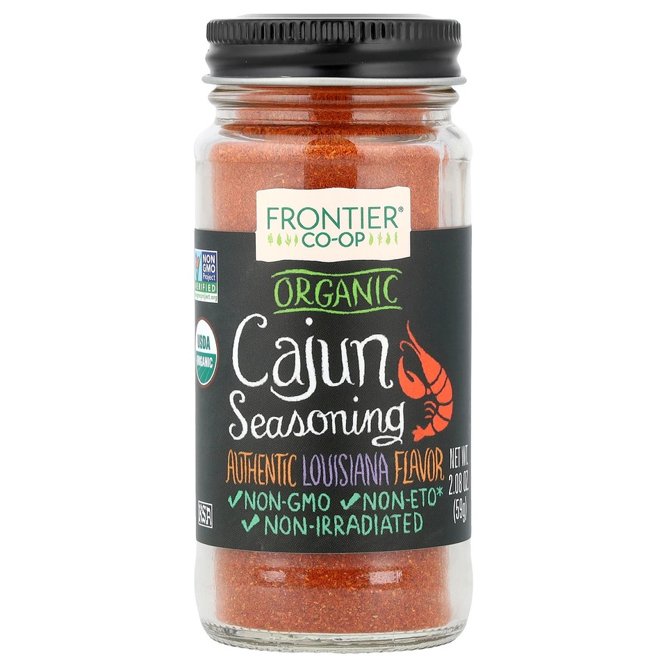 Organic Cajun Seasoning, 2.08 oz (59 g)