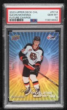 2023-24 Upper Deck CHL Future Charge Gavin Mckenna #FC-14 PSA 10 GEM MT 15ac
