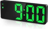 Digitaler Wecker Led Uhr Mit GroßEn Zahlen Temperaturanzeige Snooze Usb Tischuhr
