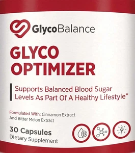 GlycoBalance Glyco Optimizer Blood Health Support Supplément alimentaire 30 Capsules