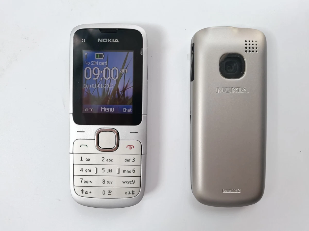 Nokia C1-01 Gris Titane - Pour Pièces / Ne Fonctionne Pas - Vintage