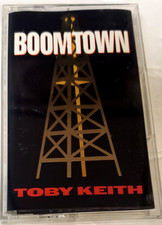 Toby Keith Boomtown Cassette, 1994 Country Folk World Volvdor
