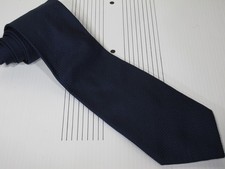 Thomas Pink London Solid Navy Blue Woven Silk...