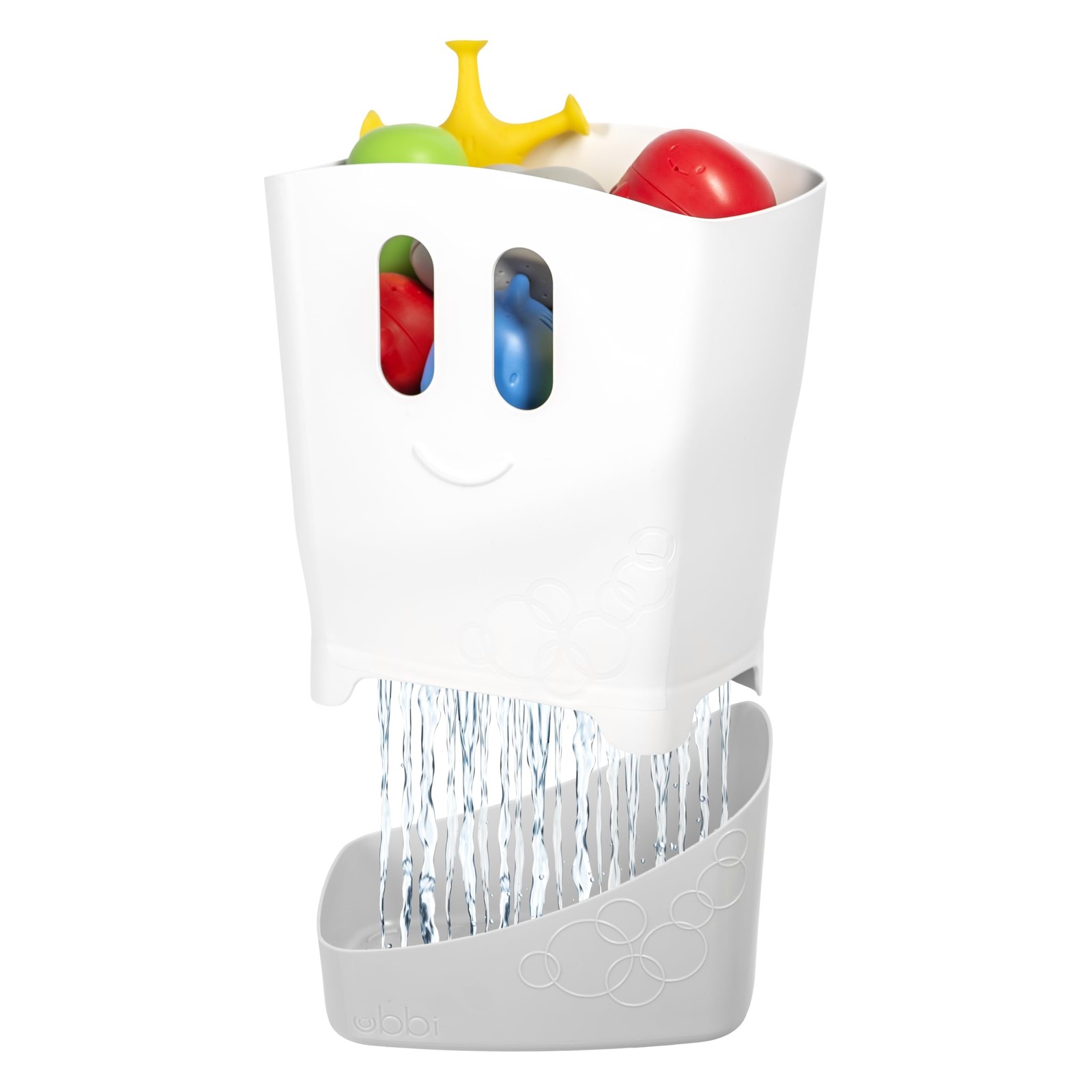 Stand Up Bath Toy Storage Organizer Draining Scoop For Toys Bathroom Caddy with