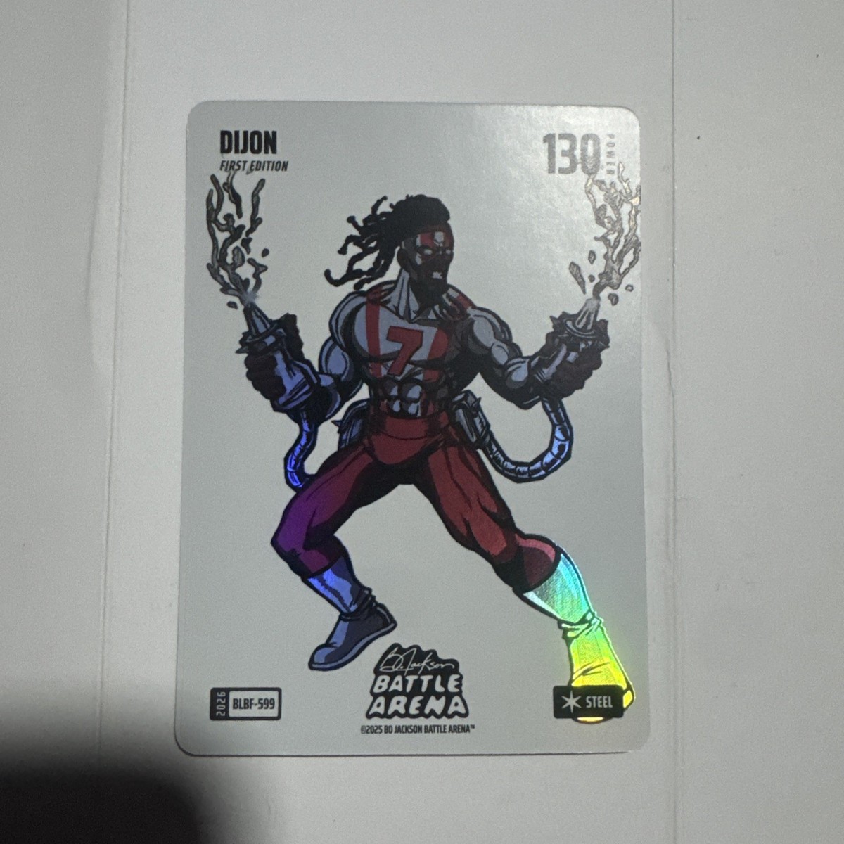 Bo Jackson Battle Arena Dijon Bijan Robinson Blizzard Steel Foil Griffey Set