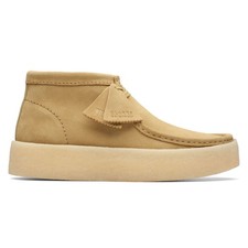 Stivali uomo Clarks Originals WALLABEE CUP BOOT scamosciati acero nuovi con scatola