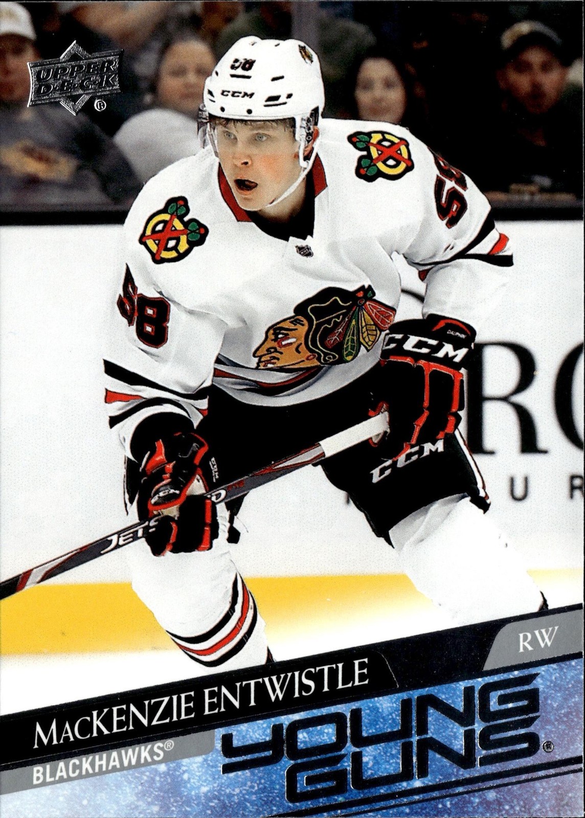 2020-21 Upper Deck MacKenzie Entwistle Young Guns Rookie Card #471