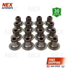 VITON Valve Stem Seal Set 01+ GM 4.8 5.3 6.0 6.2L Silverado Savana Yukon Sierra