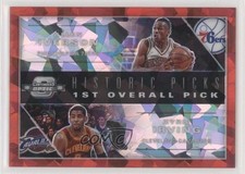 2019 Contenders Optic Red Cracked Ice Prizm Kyrie Irving Allen Iverson HOF y8a