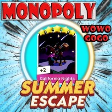 California Nights 5 Stars Sticker - monopoly ...
