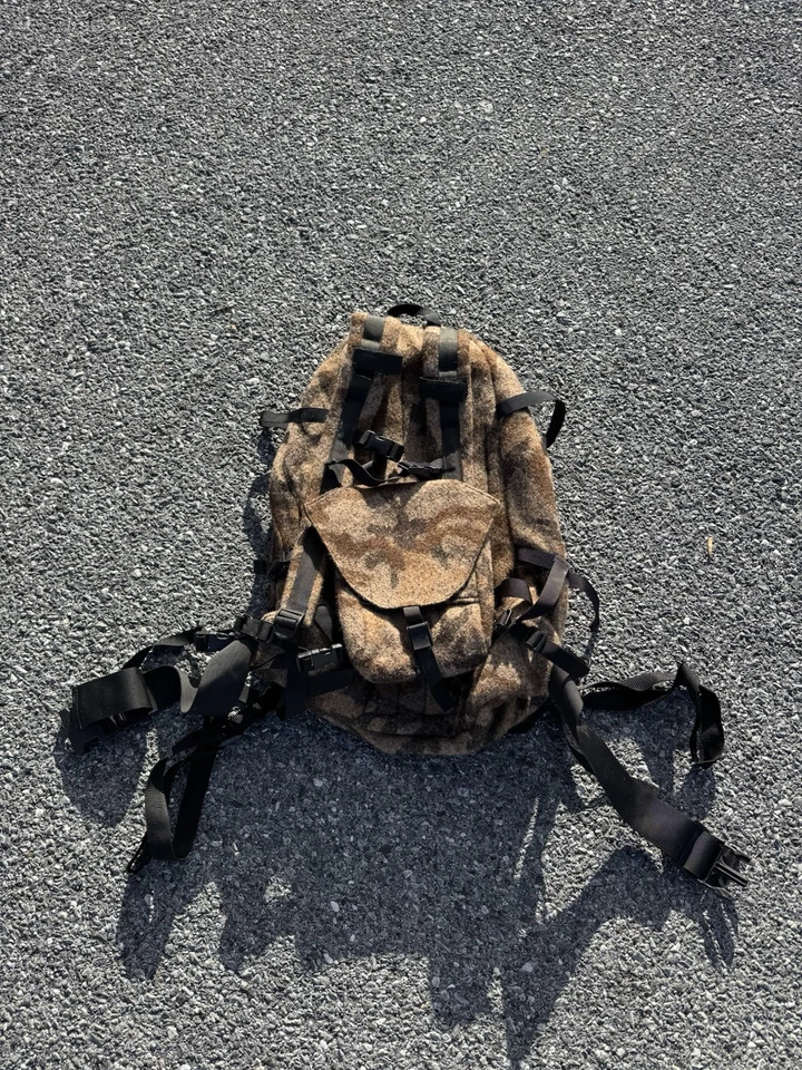 Rare Original Sleeping Indian Wool Ruck Bag Hunting USA Made Jackson Hole - Image 2 of 3