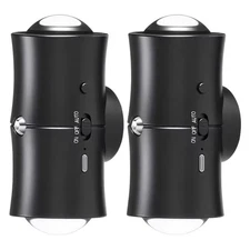 LED Wall Lights Motion Sensor Light USB Rechargeable Night Lights Colorful Lamp