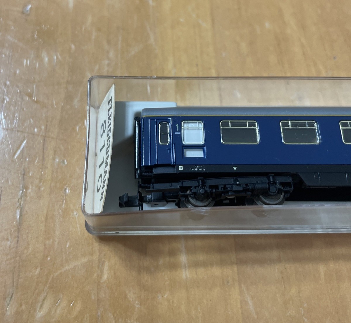 Fleischmann N Scale 8110 blue Passenger Express Train Car | eBay
