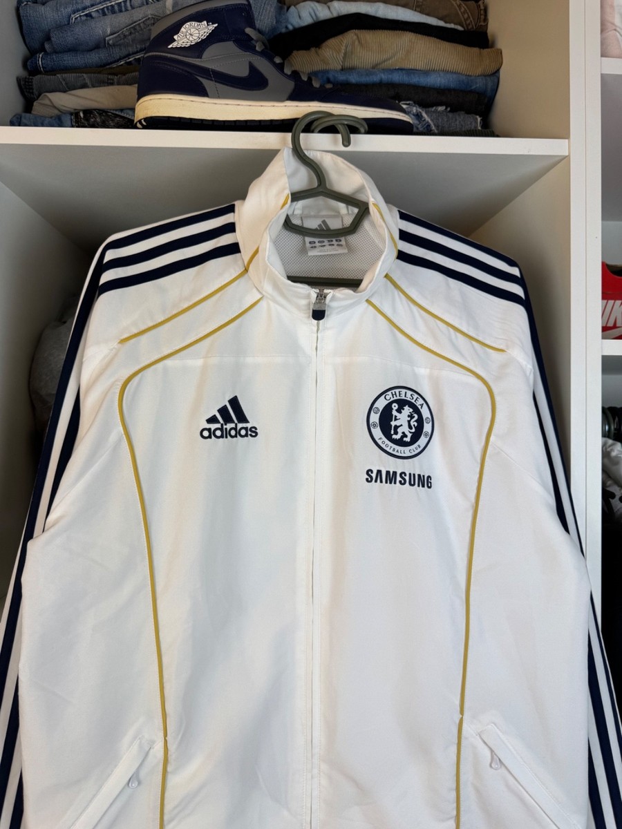 Vintage Adidas Chelsea FC 2010 2011 Football Soccer Track Jacket