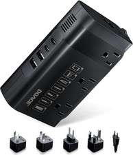 350W Voltage Converter, AI 220V to 110V Converter and 50Hz to 60Hz Transforme...