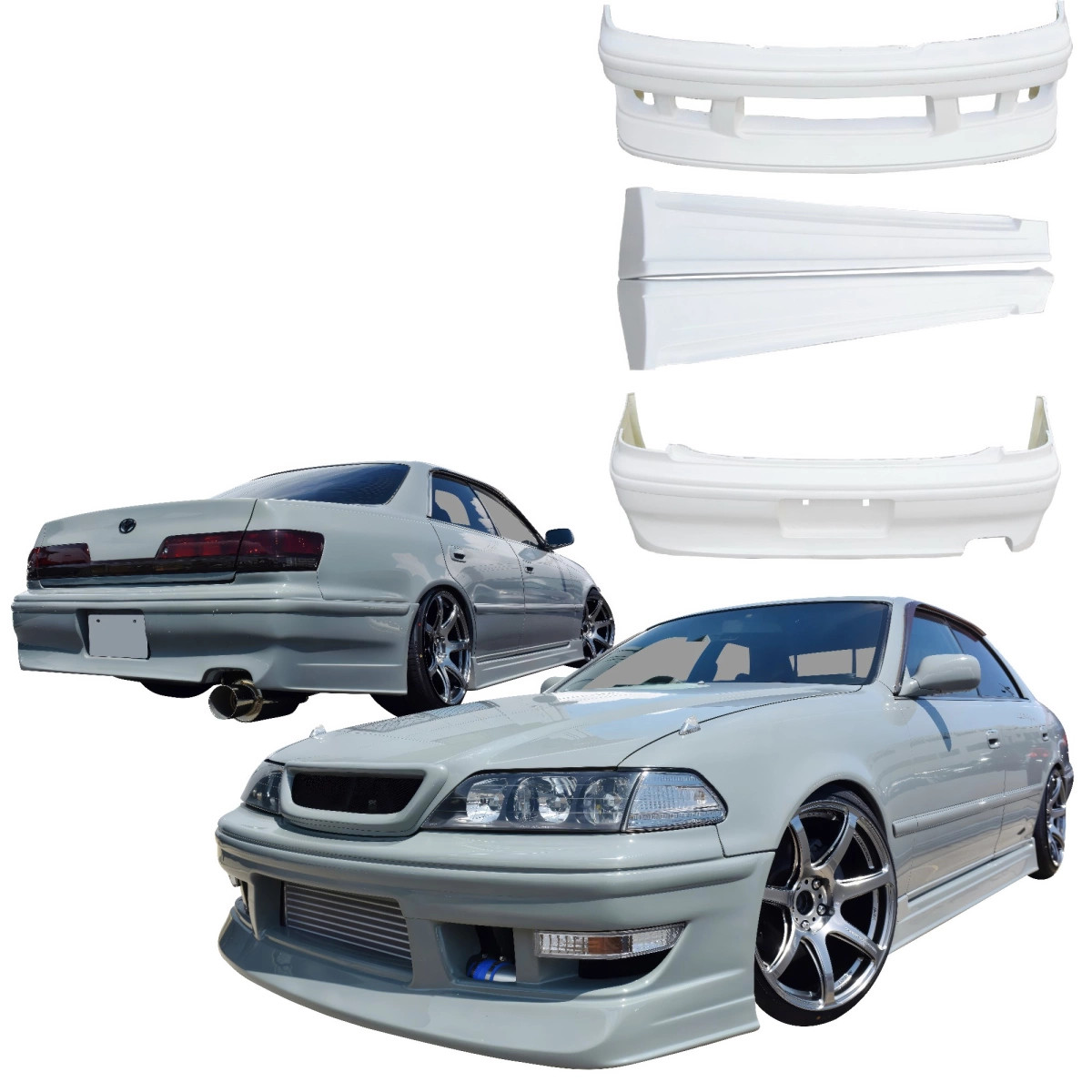VSaero FRP TRAU Body Kit 4pc (JZX100) for Mark II Toyota 97-00