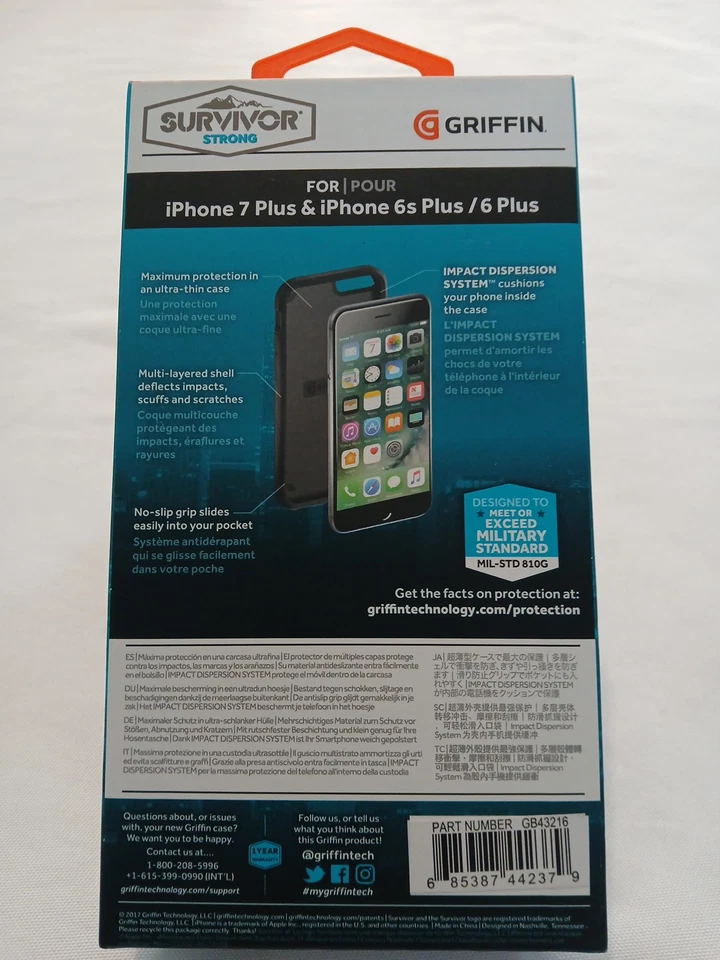 Griffin Survivor Strong iPhone 8 Plus/7 Plus - Image 4 of 4