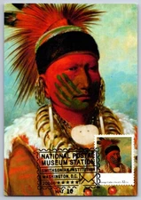 #3236k American George Catlin Maxi Card