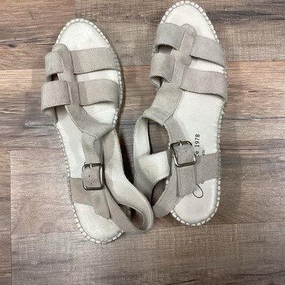 GAIMO LEATHER /SUEDE SANDALS SIZE 39 US SIZE 8