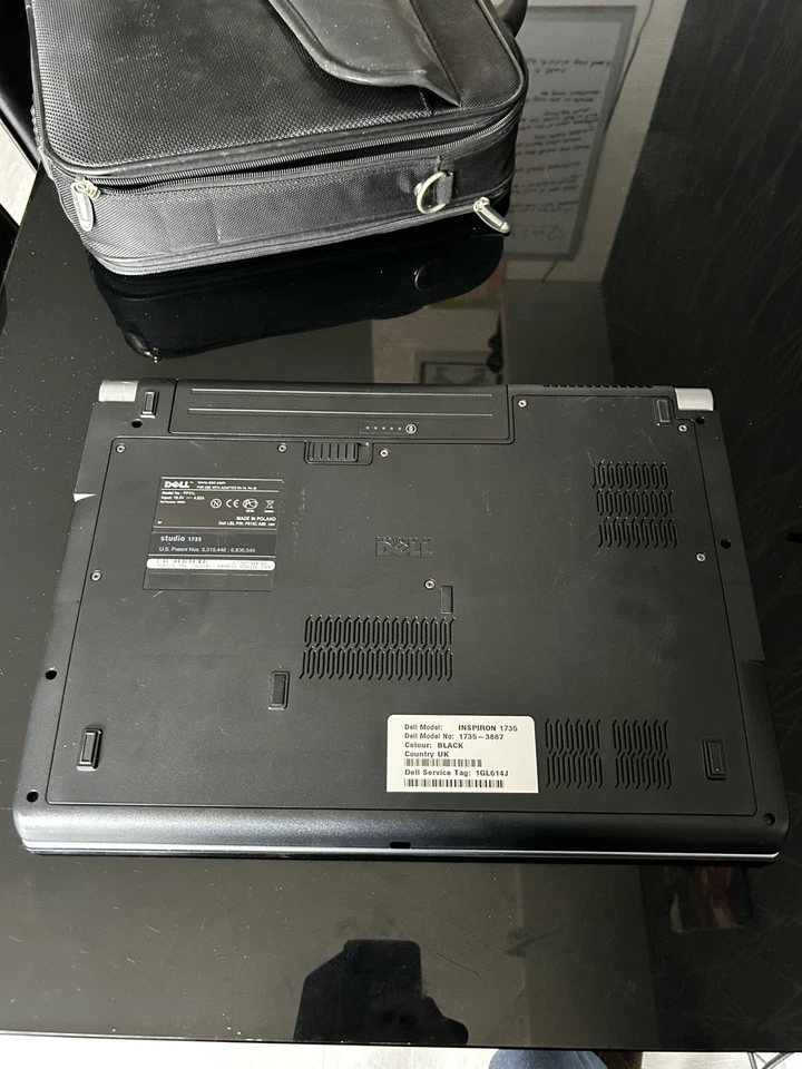 DELL STUDIO 1735 LAPTOP 17" CPU INTEL 2.00GHz 500GB HDD 6GB RAM -SPARE & REPAIRS - Image 3 of 4