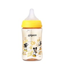 Breastfeeding experience baby bottle 240ml around 3 months plastic Disney