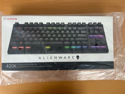 Alienware Tenkeyless-Gamingtastatur AW420K ohne 10-Tasten-Ziffernblock,