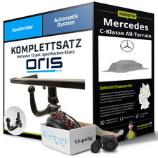 Anhängerkupplung ORIS abnehmbar für MERCEDES C-Klasse All-Terrain +E-Satz Set