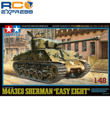 Tamiya USA 1/48 U.S. Medium Tank M4A3E8 Sherman Easy Eight  TAM32595