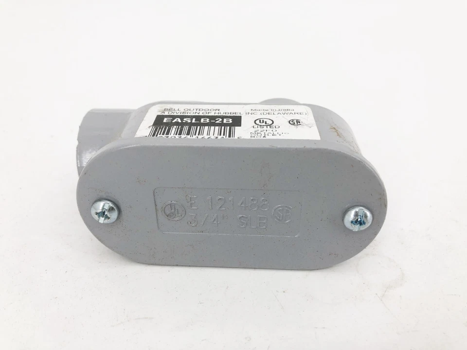 Lote de 7 nuevas campanas de cubo EASLB-2B 3/4" aluminio conducto entrada tirar codos Foto 4 de 4