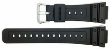 Genuine Casio Replacement Watch Strap 10512401 for Casio watch DW-5000-1V 16mm 