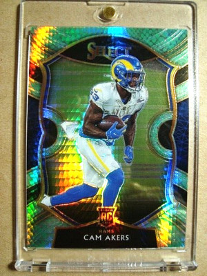 2020 Cam Akers Panini Select Rookie Concourse Dragon Scale Prizm RC /67 MINT  