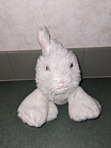 Ganz webkinz Bunny White rabbit Plush HM078 stuffed animal no code