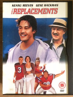 The Replacement DVD 2000 American Football Drama w/ Keanu Reeves in Snapper Case 7321900185851 | eBay