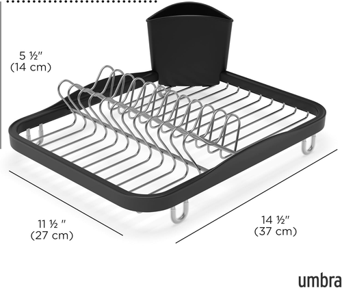 330065-744 Sinkin Drying Rack- Dish Drainer Caddy with Removable Cutlery Holder - Picture 3 of 6