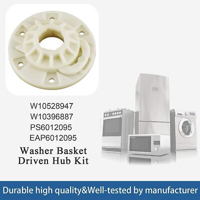 2 Stück W10528947 Waschmaschinenantriebsnaben-Kit für Whirlpool Maytag Kenmore