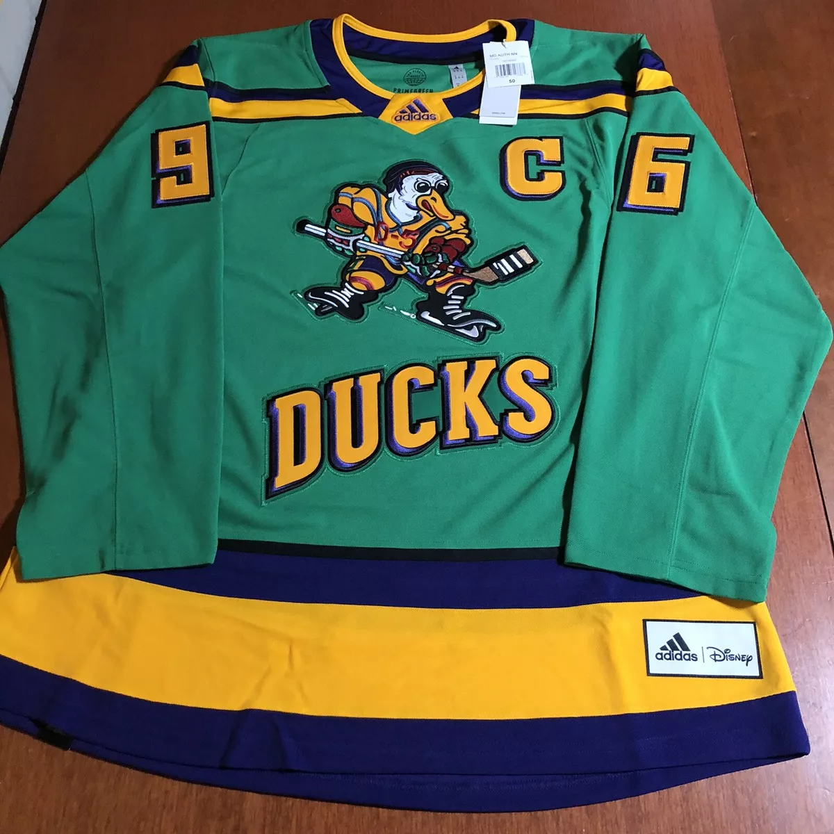 NEW Mighty Ducks District 5 Movie Hockey Jersey AUTHENTIC Sz