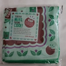 Girl Scouts "You  re Mint To Be Cool" Cool Fabric Bandana Little Brownie Bakers 