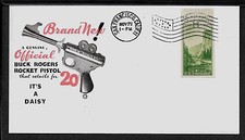 Buck Rogers 1930s Atomic disintegrator Featured on Collector's Envelope A204