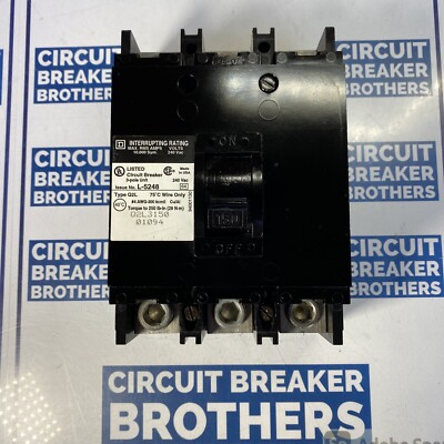 Square D Q2L3150 150 Amp 240V 3 Pole Circuit Breaker SMALL￼ FLAW (Ship Same Day)