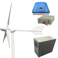 5000W Wind Turbine Kits 48V-220V Off Grid System W/ Controller And Inverter