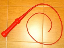 Bullwhip 4.11 feet long 150 cm long color: red whip