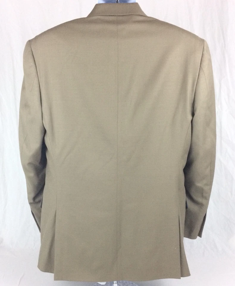 Abrigo Deportivo Giorgio Cosani Para Hombres 40R Super 120s Lana Cachemira Traje Chaqueta Blazer Foto 3 de 4