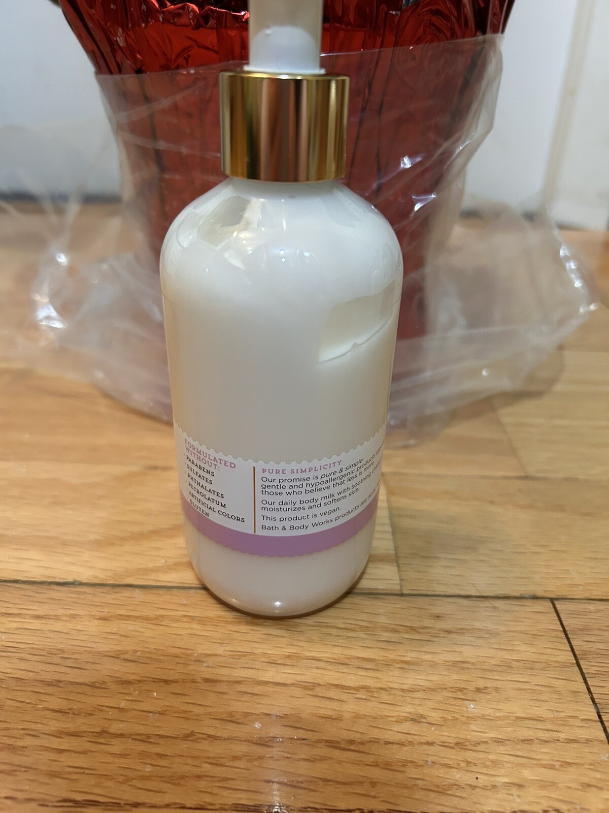 Bath and Body Works Pure Simplicity Rose Water Body Milk Lotion 8.3 oz